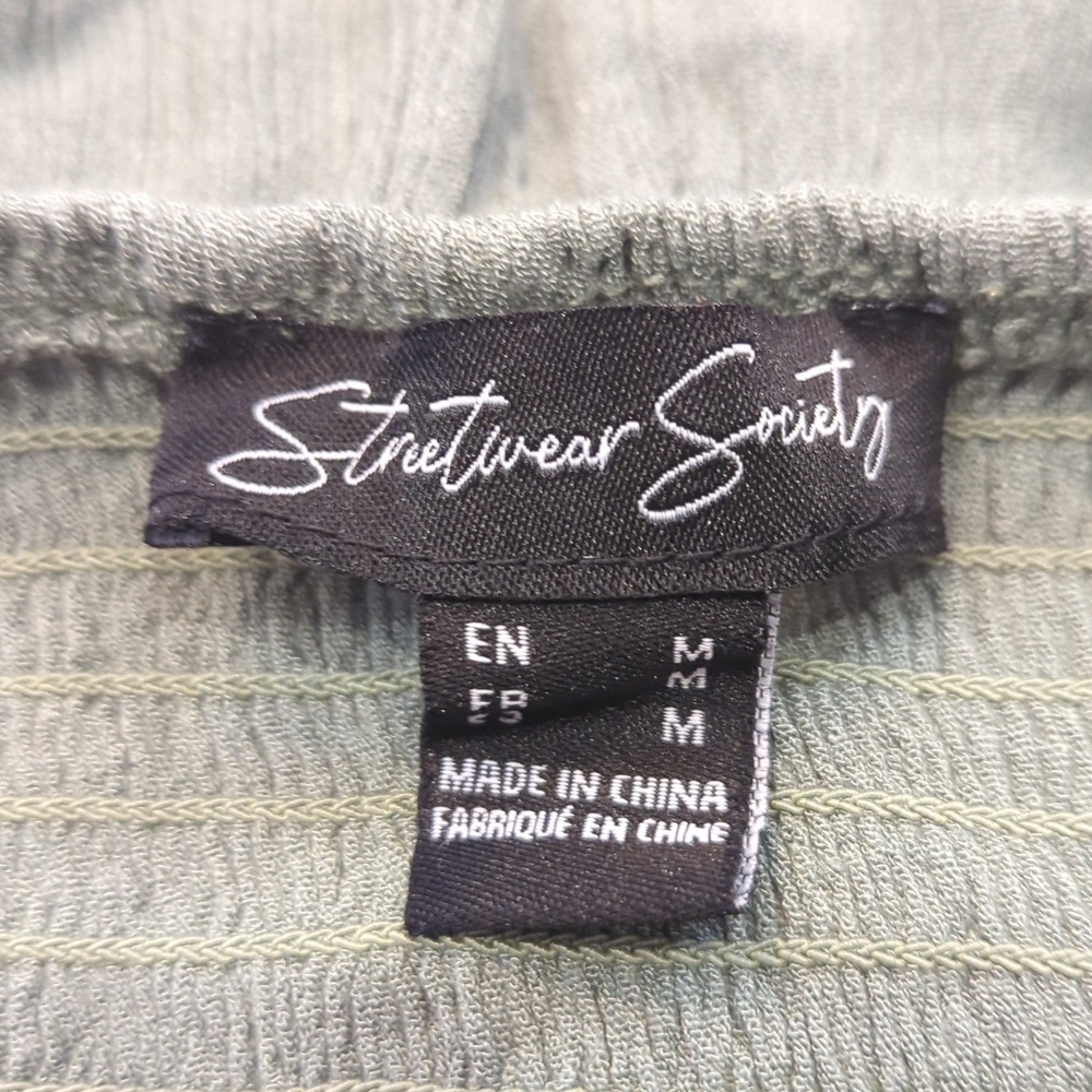 Streetwear Society Olive Green Mini Dress - Picture 6 of 8